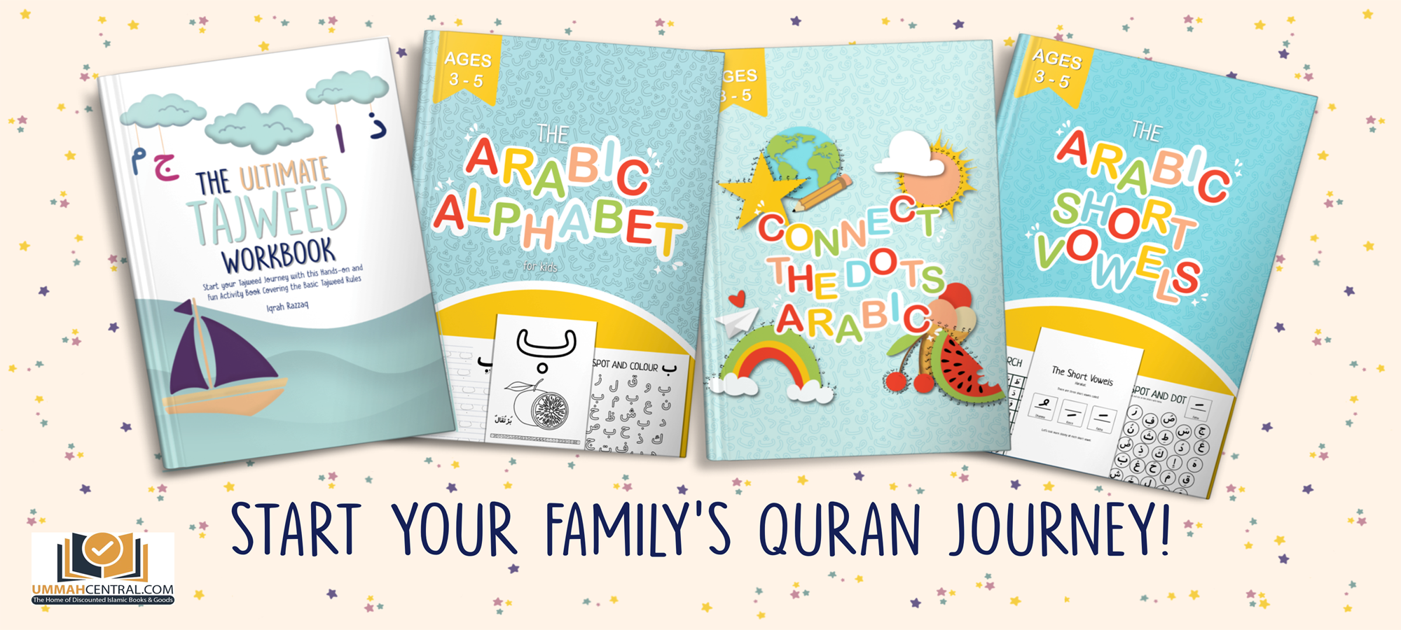 Al qasas Learning Tajweed Arabic Alpbhabet Books